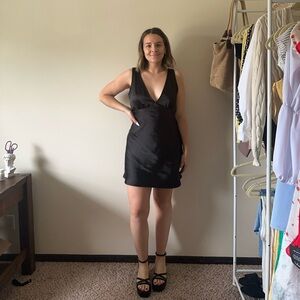 Princess Polly Nellie Black Mini Dress